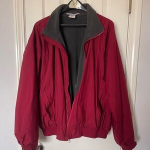 RED COLUMBIA MENS JACKET XL